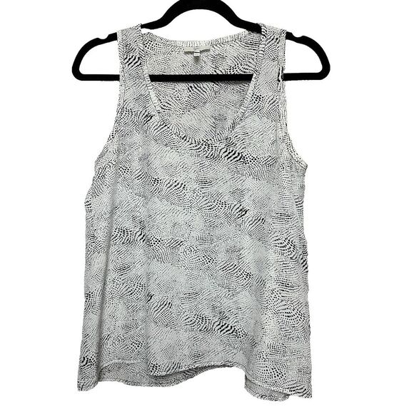 2/$30 Joie 100% Silk Sleeveless Tank Top Size S Abstract Flowy Designer Boho - Picture 1 of 10